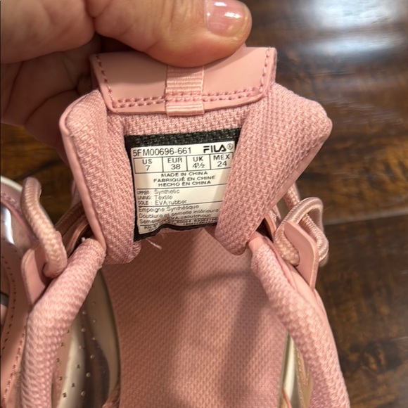 Fila Disruptor II Clear 5FM00696-661 Womens Pink - Size 7 - Picture 5 of 6